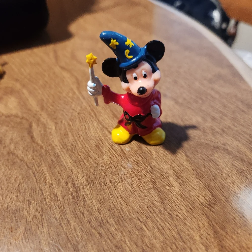 1980s Vintage Disney Magical Friends Figurine Set - Red, Yellow, Blue